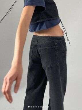 Still Here Cool Jeans - Faded Black - 25